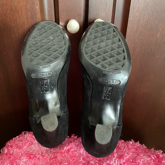 Aerosoles Moonrise Black ankle boots heels size 6M - Picture 10 of 13
